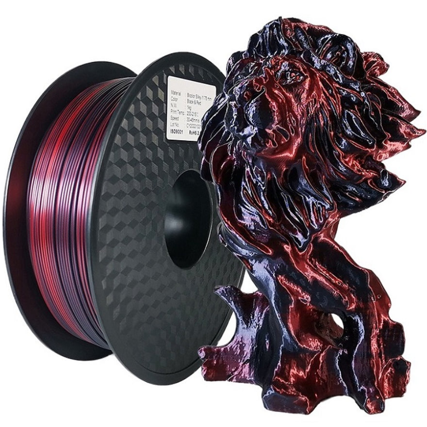 3D Printer Filament: Dual Color Silk PLA Filament 1.75mm - 3D Printer Material