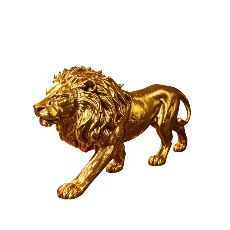 【CPI】3D Printed Lion Figurine For Home, Office, Bookshelf Creative Desktop Decoration