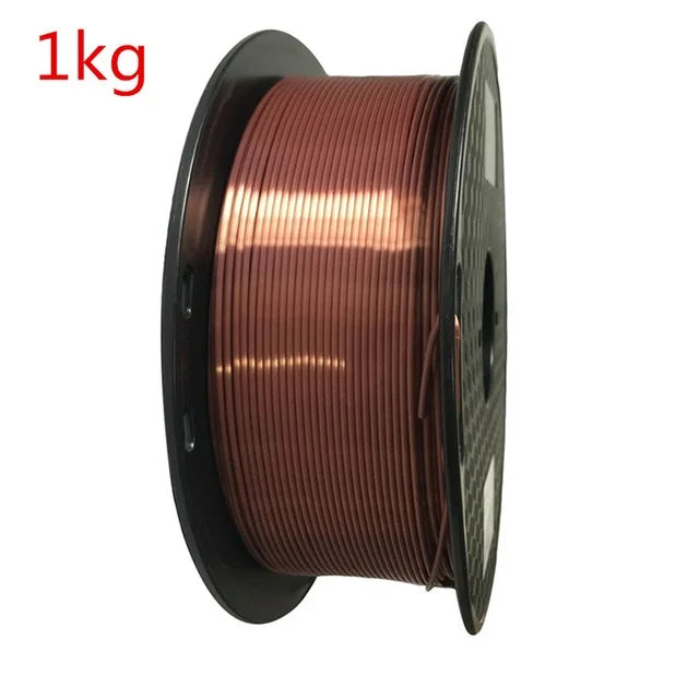 EasyThreed 3D Printer PLA Silk Filament 1.75mm Silky Filament PLA 1KG High Quality 3D PLA Black Silver No Bubble Vacuum