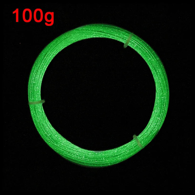 3D PLA Filament Glow Dark 1kg 1.75mm Luminous Rainbow
