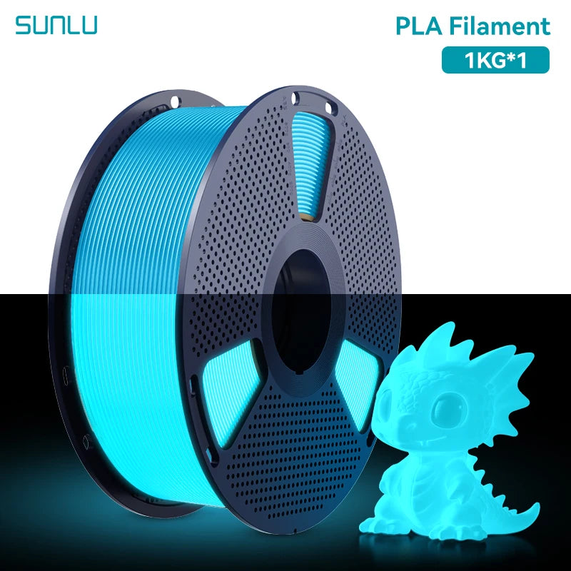 3D Filament PETG: Glow in The Dark - 1.75mm - 1KG for 3D Printing