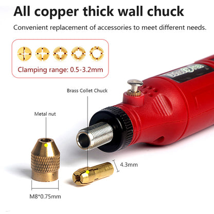 USB Cordless Rotary Tool Kit - 24PCS for Wood & Metal
