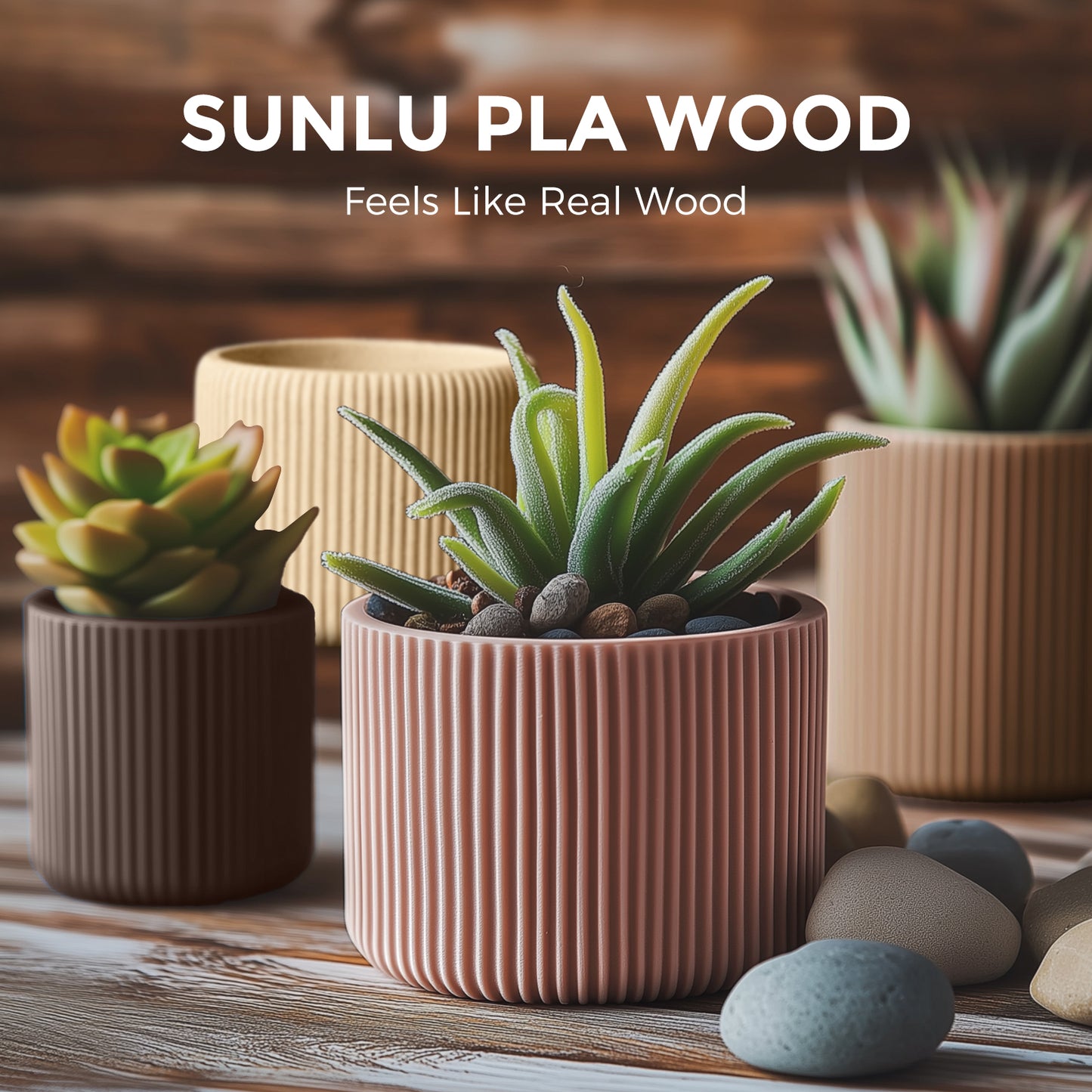 Wood PLA Filament 1.75mm 250g - SUNLU 3D Printer Material