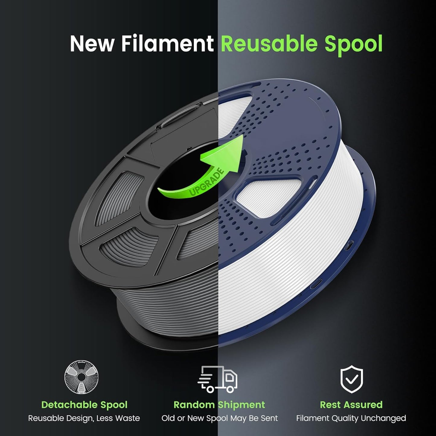 SUNLU Filament: ASA 1KG Filament 1.75mm UV/Rain/Heat Resistant for 3D Printing