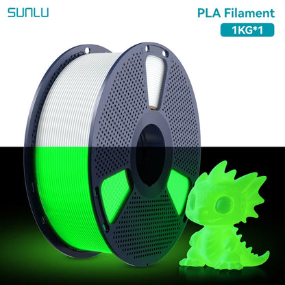 3D Filament PETG: Glow in The Dark - 1.75mm - 1KG for 3D Printing