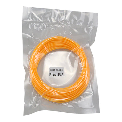 PLA Filament: PLA 1.75mm Filament 10m - 3D Printer Pen, Black & Rainbow