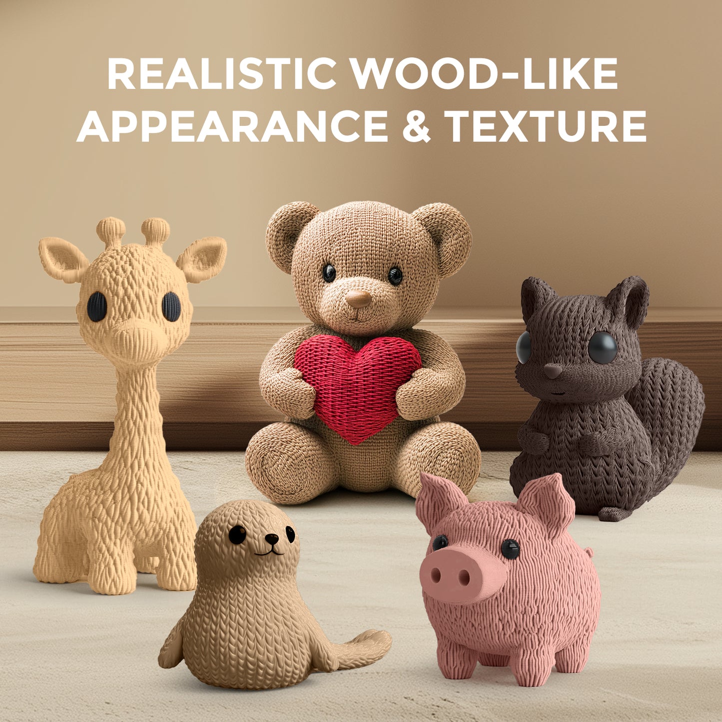 Wood PLA Filament 1.75mm 250g - SUNLU 3D Printer Material