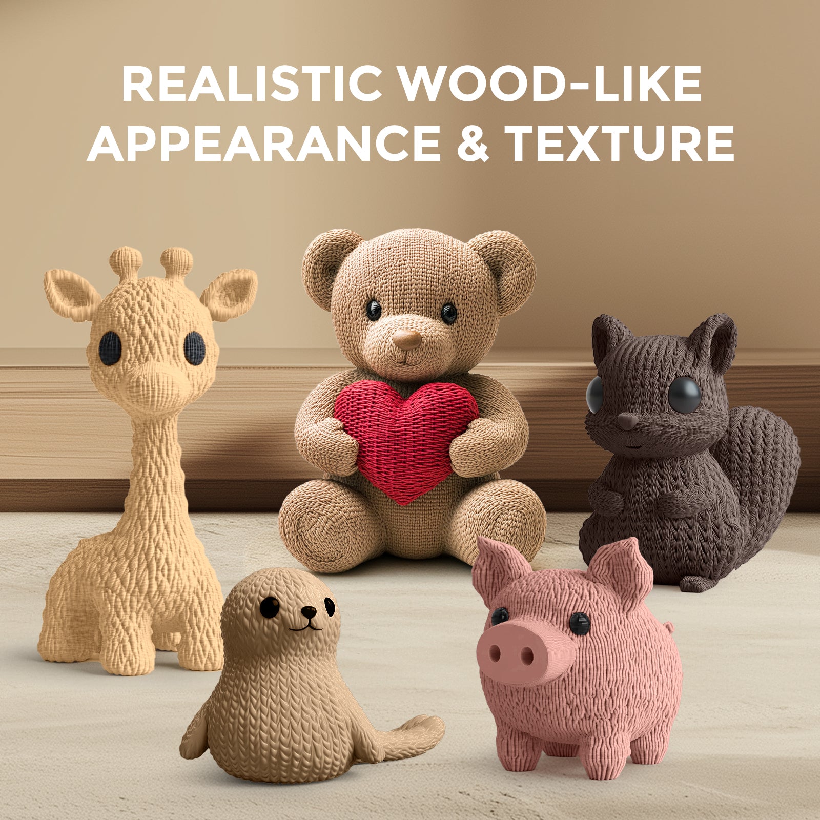 Wood PLA Filament 1.75mm 250g - SUNLU 3D Printer Material