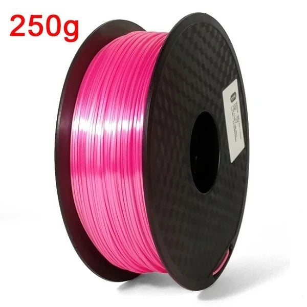 EasyThreed 3D Printer PLA Silk Filament 1.75mm Silky Filament PLA 1KG High Quality 3D PLA Black Silver No Bubble Vacuum