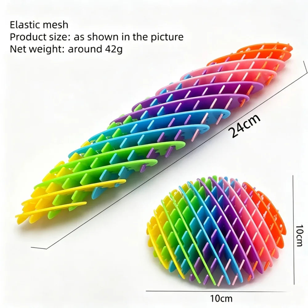 3D Printing Elastic Stretchable Elastic Net Radish Net Cool Deformation Toy Decompression Small Toy Ornament Pendant
