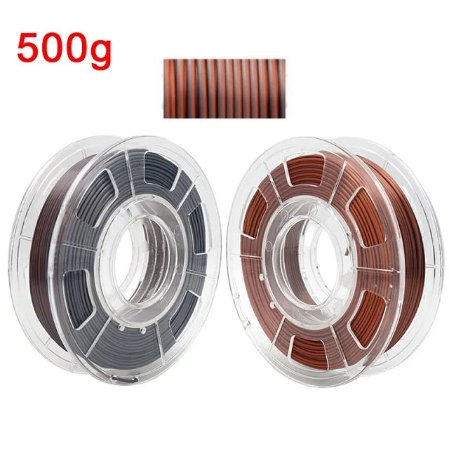 3D Printer Filament: Dual Color Silk PLA Filament 1.75mm - 3D Printer Material