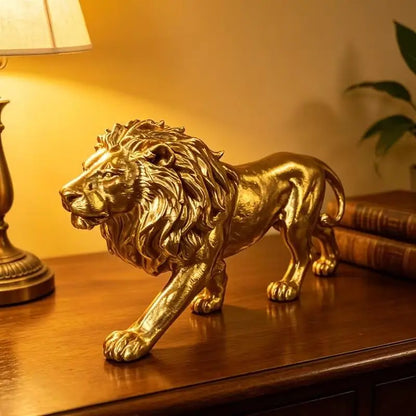 【CPI】3D Printed Lion Figurine For Home, Office, Bookshelf Creative Desktop Decoration
