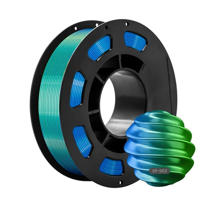 Dual-Color PLA Silk 3D Printer Filament 1.75mm Eco-Friendly 200g