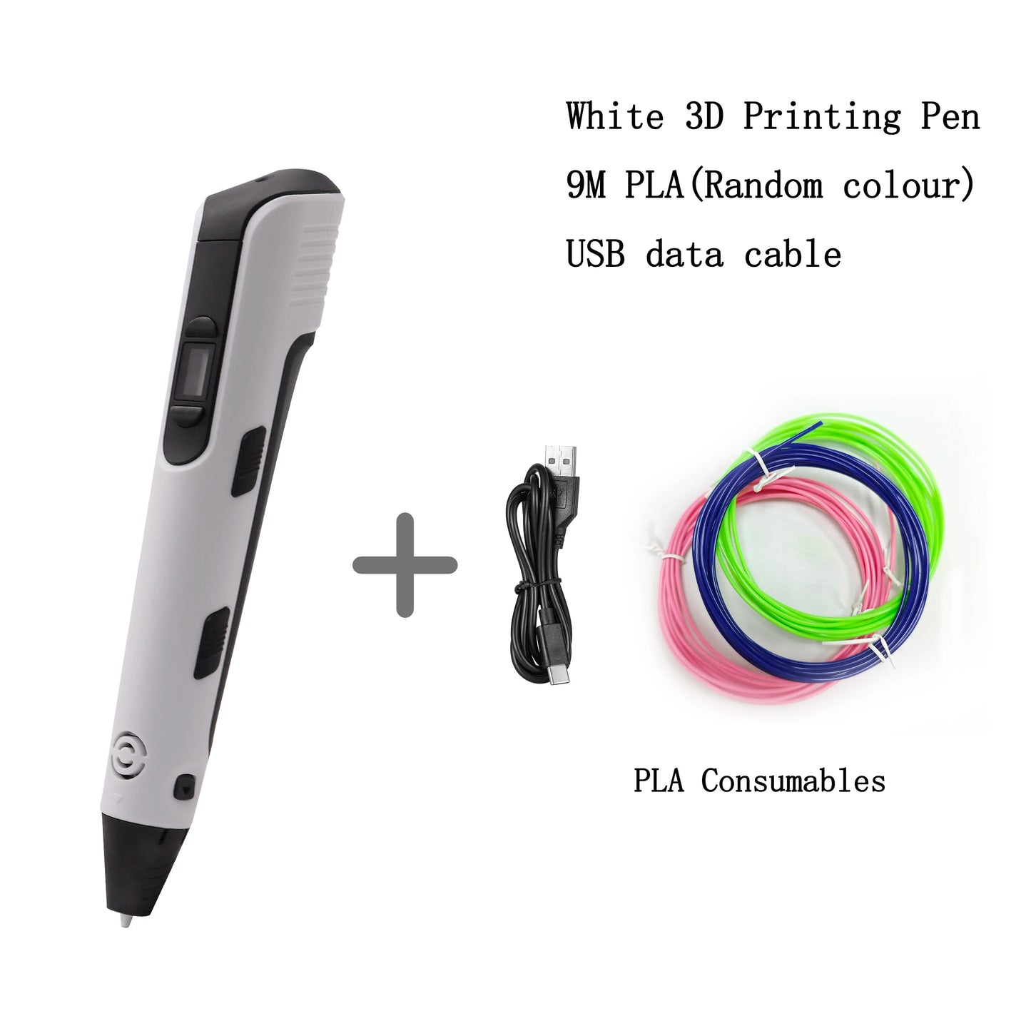3D Printing Pen with 9m PLA Filaments - Perfect Gift for Kids
