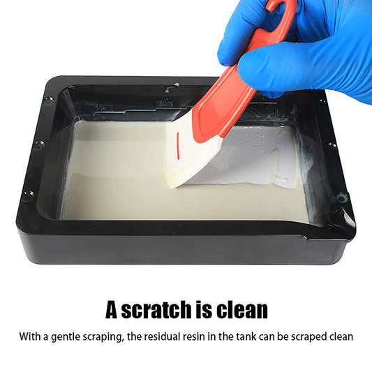 3D Printer Accessories: 3D Resin Printer Silicone Spatula - Easy Resin Removal Tool