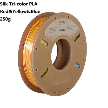 3D Printer Filament: Dual-Color Matte Silk PLA Filament 1.75mm - Fast Shipping