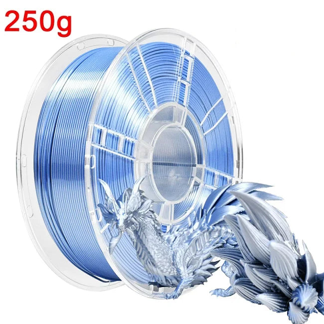3D Printer Filament: Dual Color Silk PLA Filament 1.75mm - 3D Printer Material