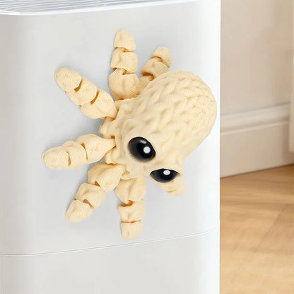 Adorable 3D Printed Octopus Fridge Magnet with Movable Joints Decoration Crafts Refrigerator Sticker Home Office Art Home Decor