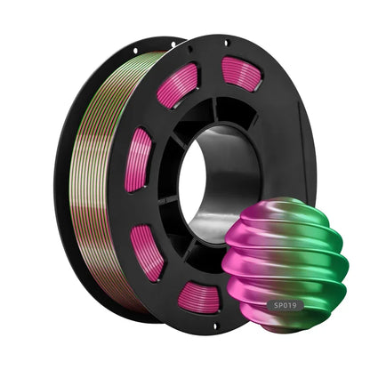 Dual-Color PLA Silk 3D Printer Filament 1.75mm Eco-Friendly 200g