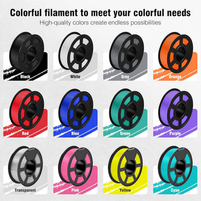 SUNLU Filament: ASA 1KG Filament 1.75mm UV/Rain/Heat Resistant for 3D Printing