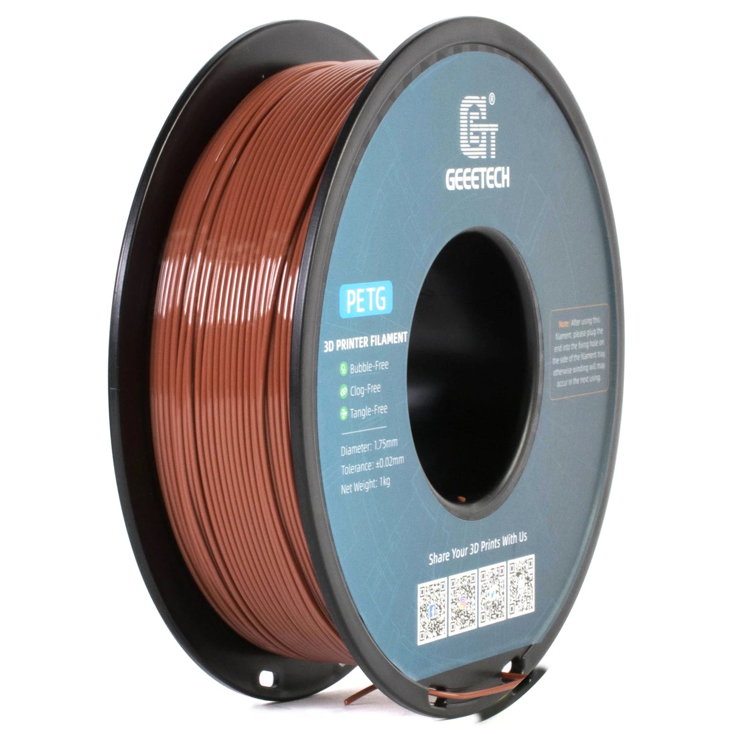 GEEETECH PETG PLA Filament 1kg 1.75mm White Black Colorful