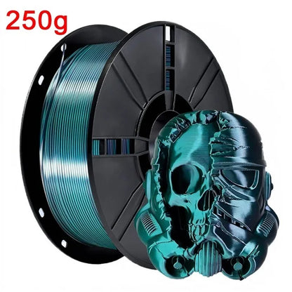 3D Printer Filament: Dual Color Silk PLA Filament 1.75mm - 3D Printer Material