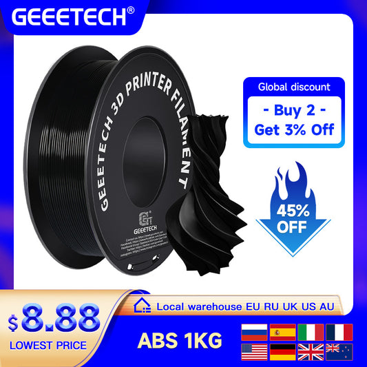 3D Printer Filament 1.75mm 1KG - Geeetech, Vacuum Sealed