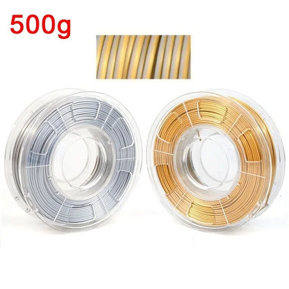 3D Printer Filament: Dual Color Silk PLA Filament 1.75mm - 3D Printer Material