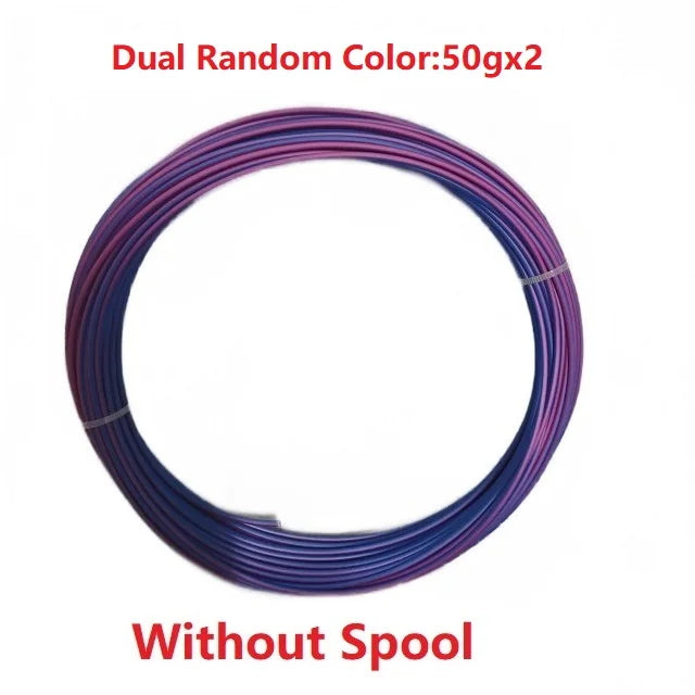 3D Printer Filament: Dual Color Silk PLA Filament 1.75mm - 3D Printer Material