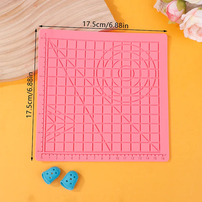 New 1PCS 3D Printing Pen Silicone Mat DIY Creative Drawing Template Pad With Heat-proof Finger Sleeve Art Tools Christmas Gift