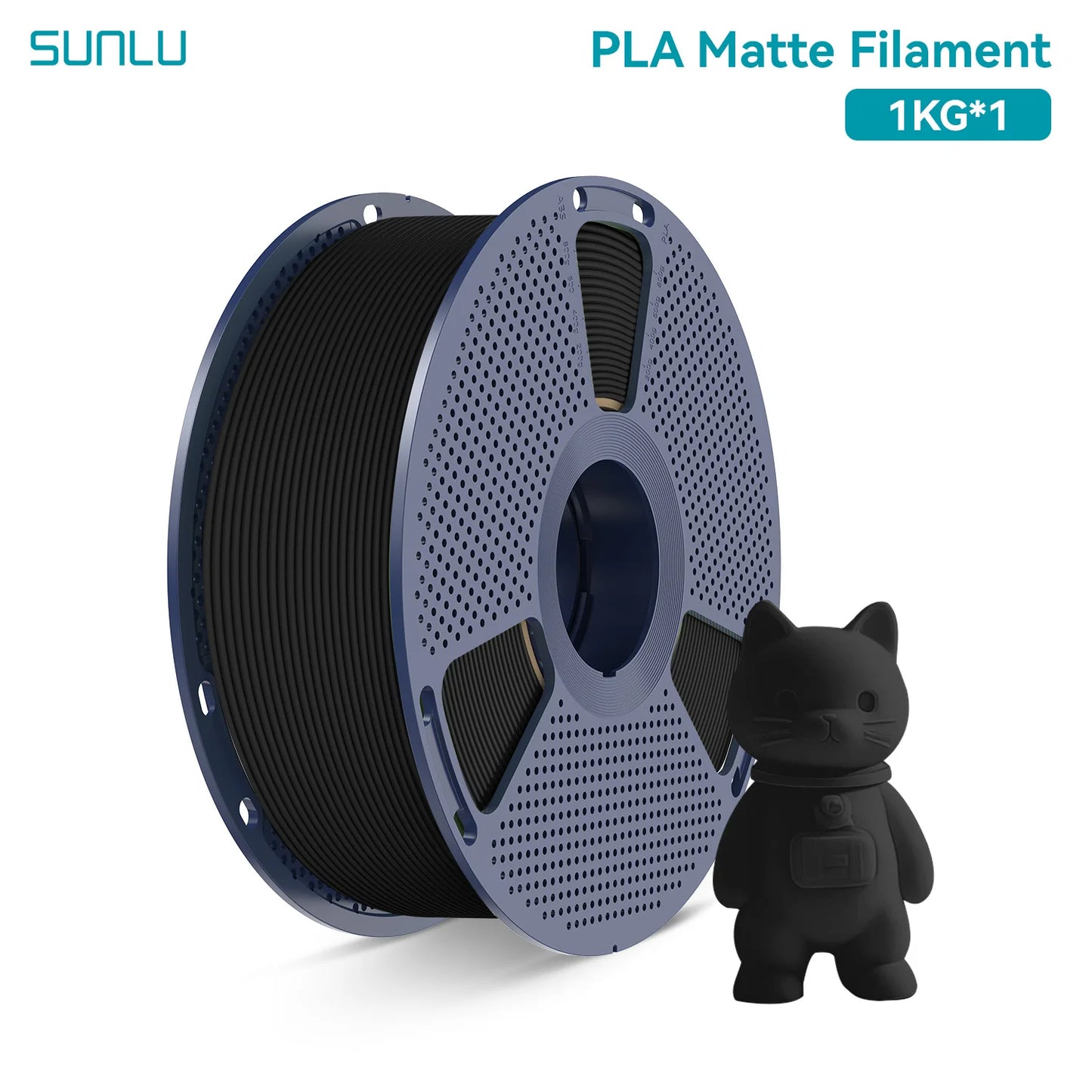 PLA Matte Filament 1.75mm 1kg - Smooth Finish for FDM Printers
